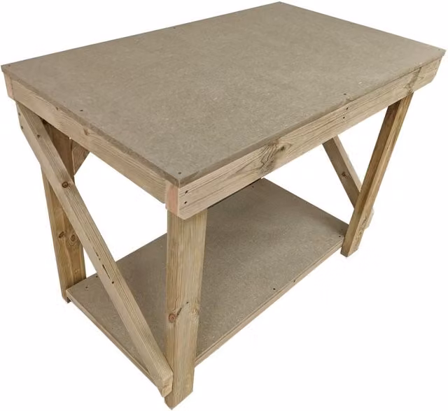 Arbor Garden Solutions Natural Wood Workbench