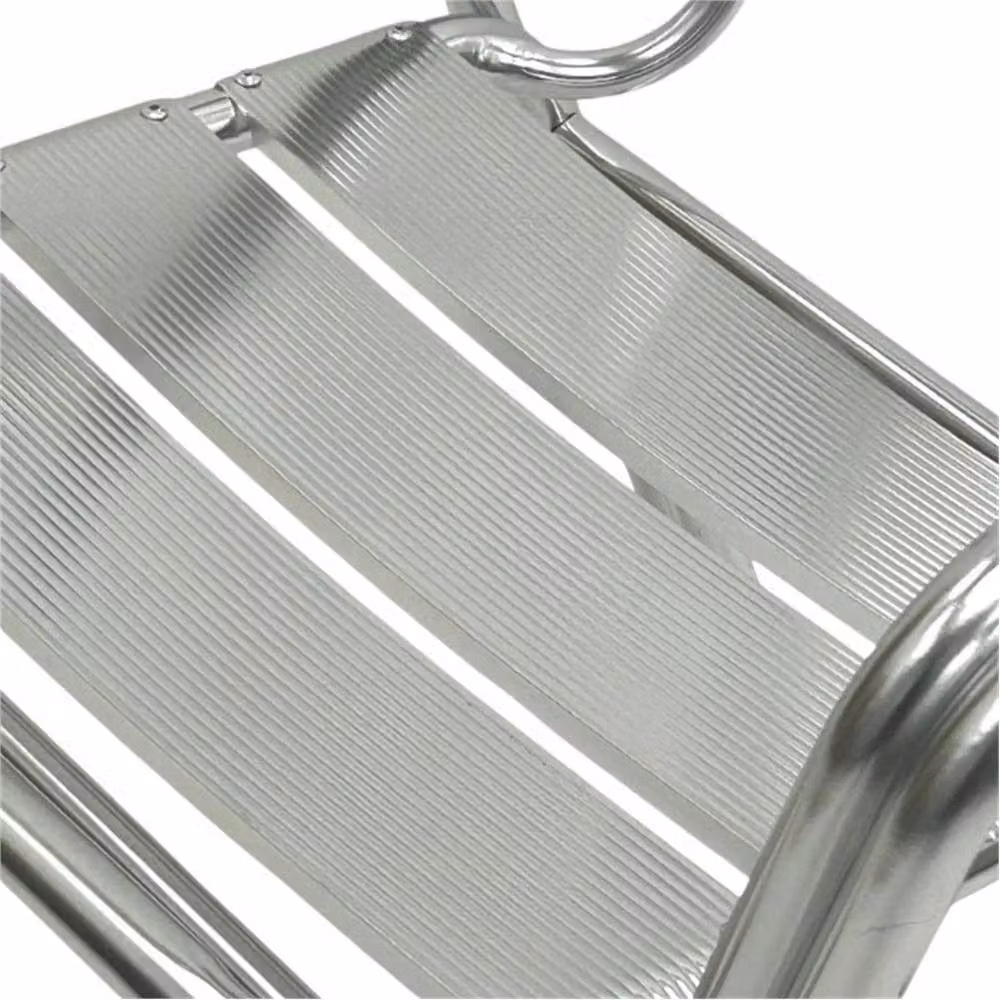 SPETLEK Deluxe Aluminium Garden Chairs, Pack of 2, Silver – 3