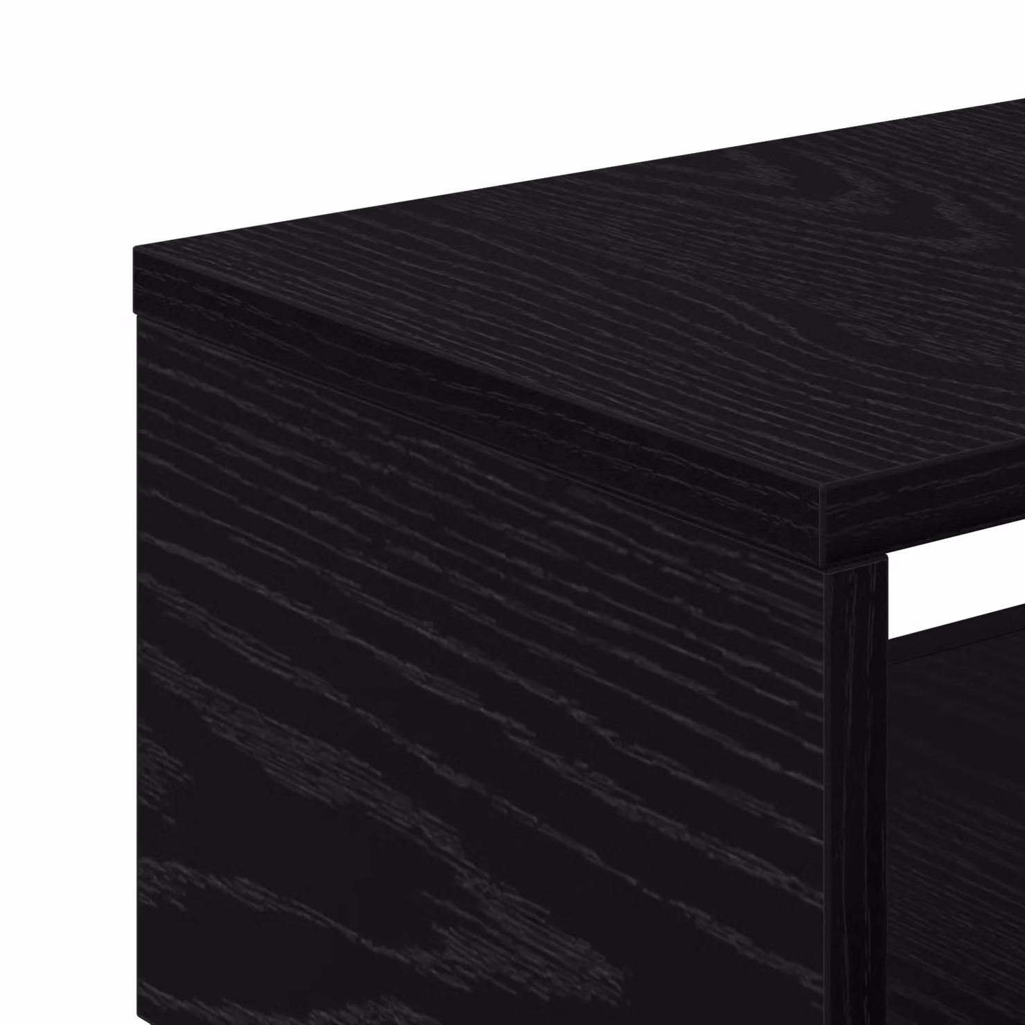 Berkfield Home Narrow Bathroom Cabinet with Wheels in Black Oak Engineered Wood – 4
