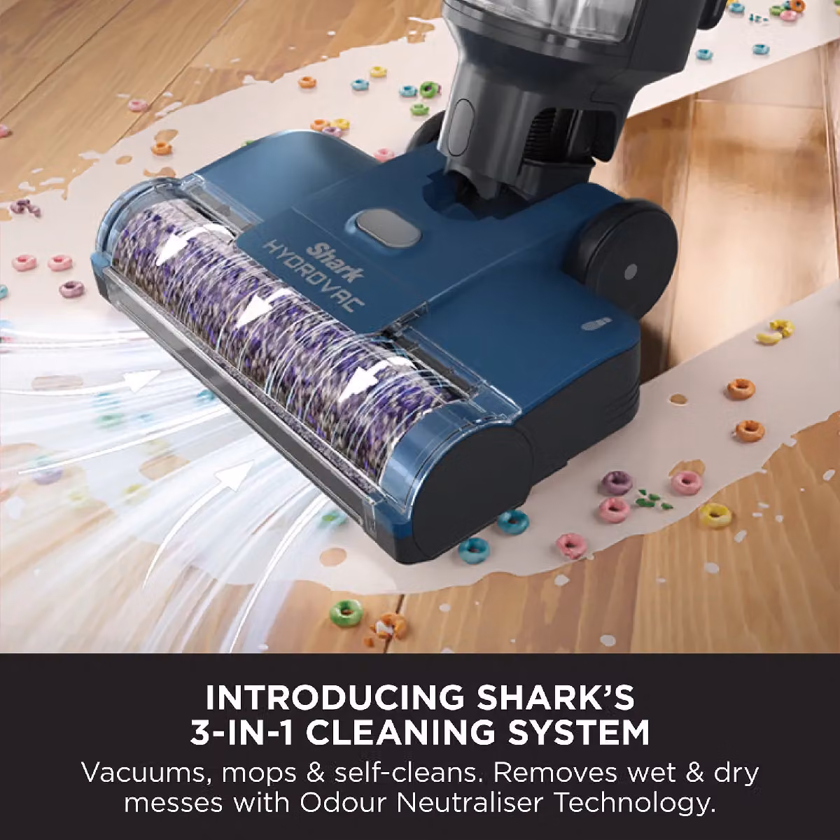 Shark HydroVac Corded Hard Floor Cleaner WD110UK in Blue with Self-Cleaning Dock – 4