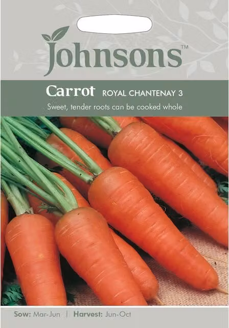 Johnsons Royal Chantenay Orange Carrot Vegetable Seeds