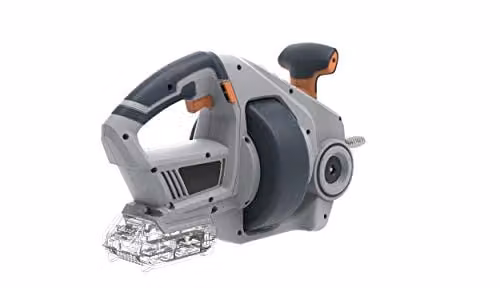 Batavia MAXXPACK 18V Cordless Drain Auger Bare Unit in Grey, Orange and White