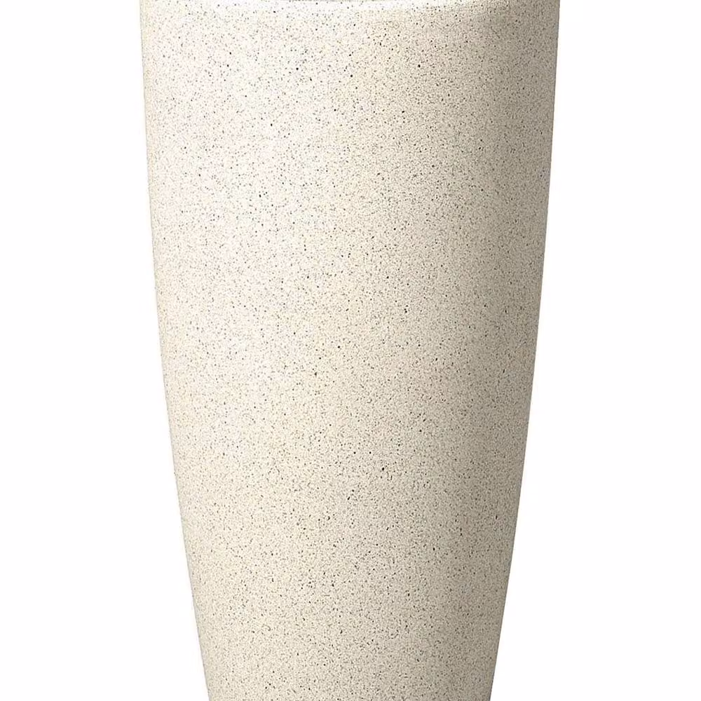 Wyld and Coco Stone Tall Plant Pot in Beige, H 58 cm x W 31 cm – 2