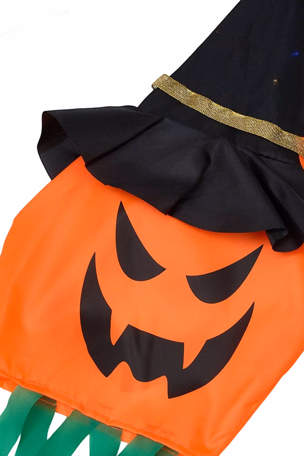 H&O Direct Halloween LED Ghost Pumpkin Hanging Decoration in Multicolour, Orange and Green – 3