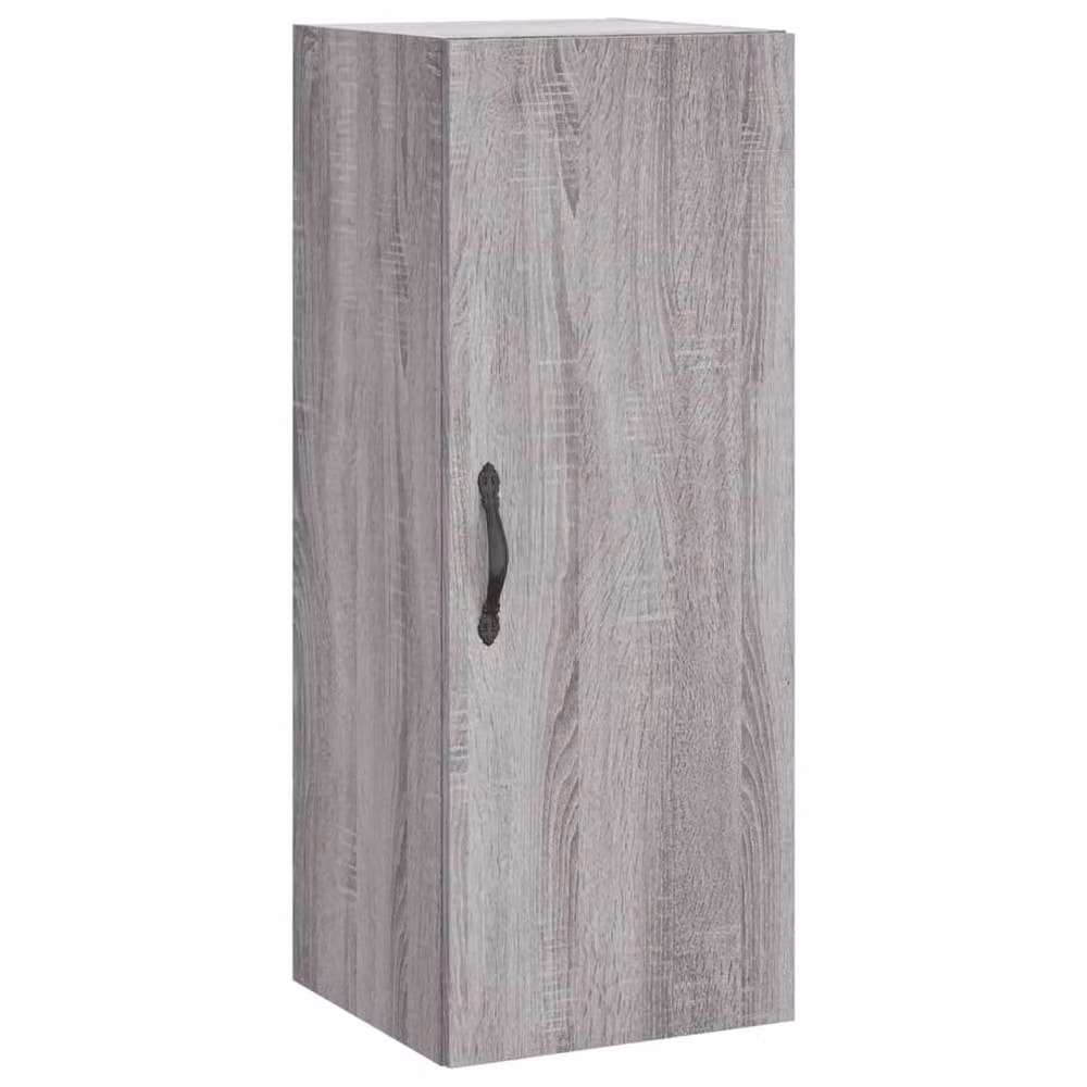 Berkfield Home Wall Mounted Cabinet in Grey Sonoma, W/D/H: 34.5 x 34 x 90 cm – 2