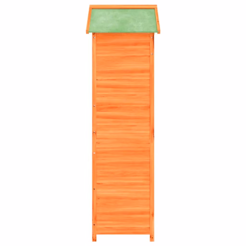Berkfield Home Rustic Brown Pine Wood Lean-to Garden Tool Shed, W/D/H: 120 x 53.5 x 170 cm – 2