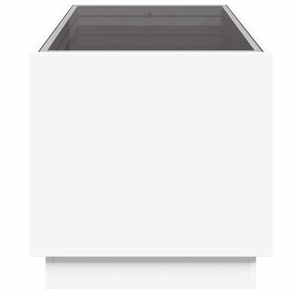 Berkfield Home Infinity LED Coffee Table in White, W/D/H: 70 x 50 x 50 cm – 2