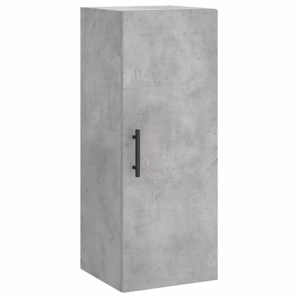 Berkfield Home Wall Mounted Cabinet in Grey with Internal Shelves, W/D/H: 34.5 x 34.0 x 90.0 cm – 2