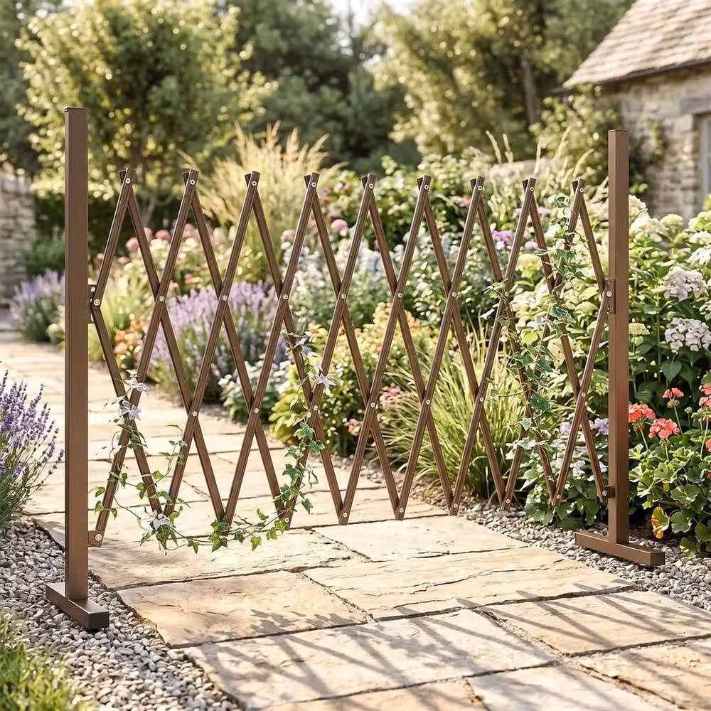 Kelvenix Brown Aluminium Alloy Movable Pet Safety Fence, Height: 1.2 m, Width: 32 mm – 5