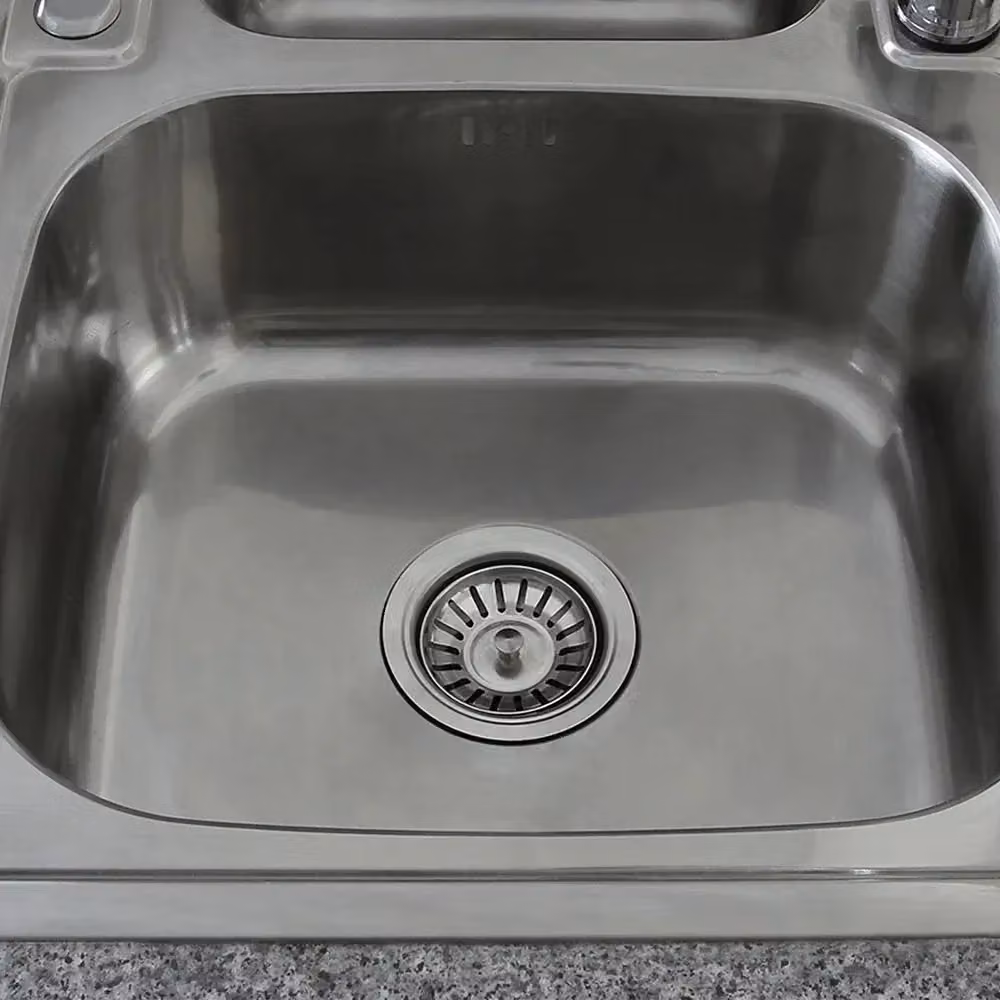 KuKoo Reversible Undermount Stainless Steel Kitchen Sink in Silver – 3