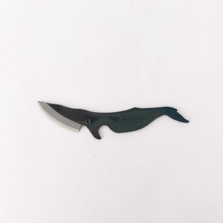 Tosa Hamono TS525 Minke Whale Utility Knife in Black Forged Carbon Steel