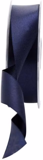 KDMD Navy Blue Satin Ribbon, 25mm, 2 Pack – 1