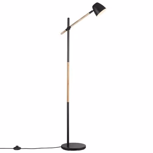 Nordlux Theo Adjustable Metal Floor Lamp in Black with GU10 Socket