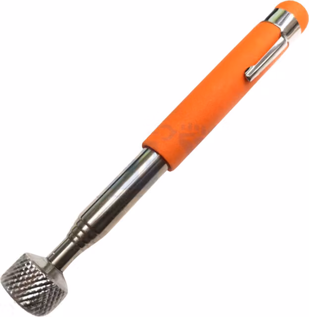Dunnet Tools Magnetic Telescopic Pick Up Tool in Orange and Silver