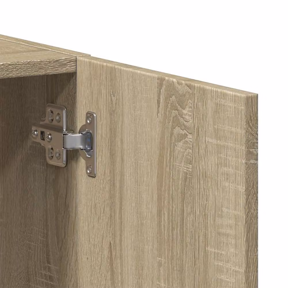 Berkfield Home File Cabinet in Natural Sonoma Oak, W/D/H: 60 x 32 x 77.5 cm – 3