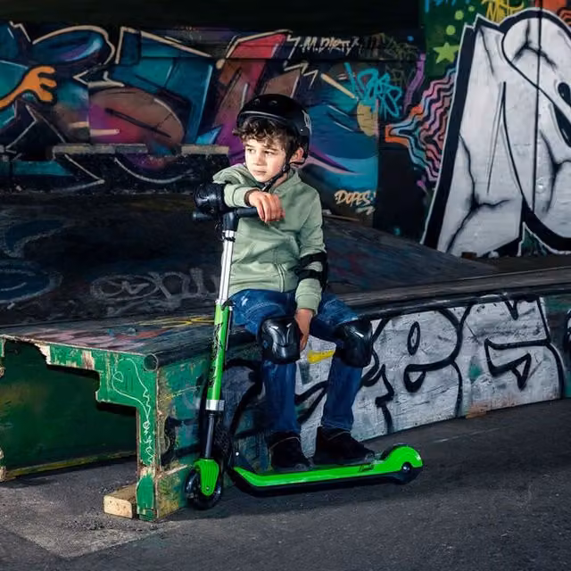 Xootz Elements Foldable Electric Scooter - Green