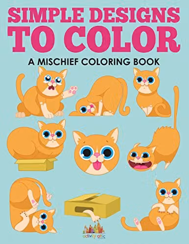 A Mischief Coloring Book by Activity Attic Books for Adults
