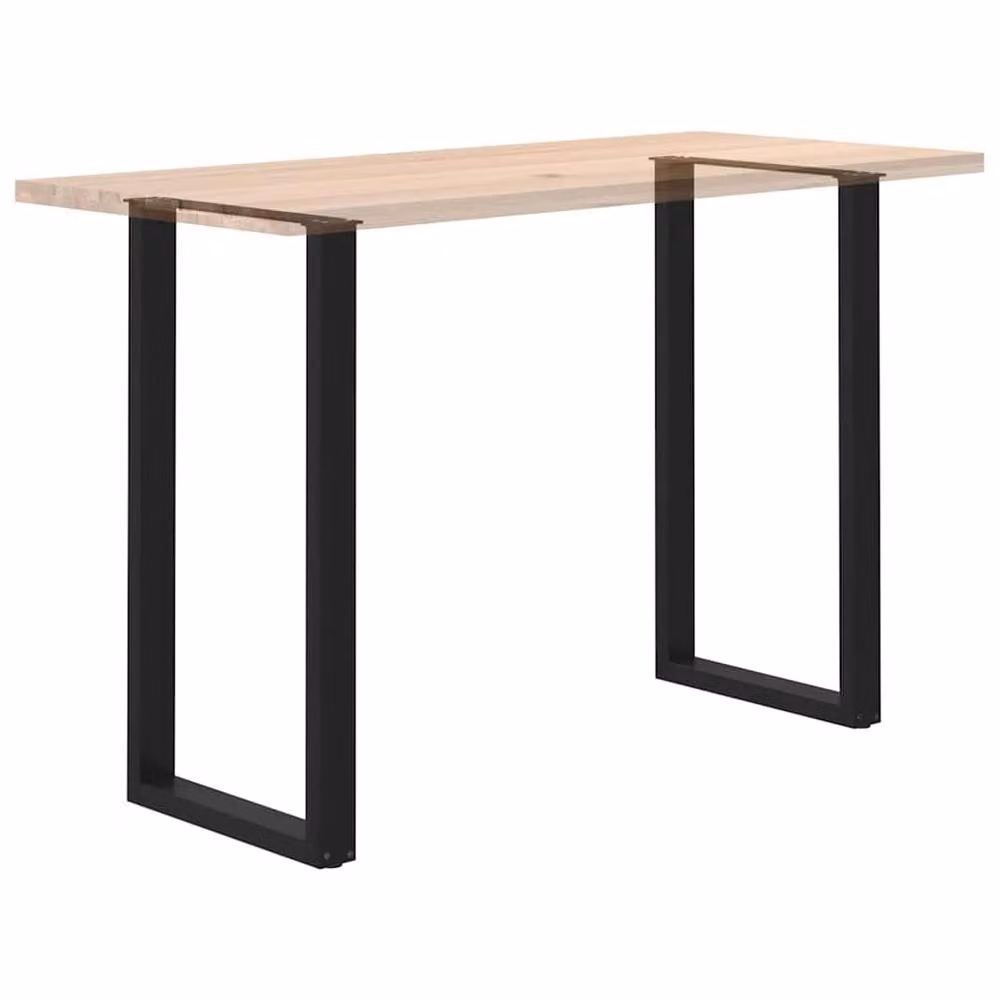 Berkfield Home Modern U-Shaped Coffee Table Legs, 2 Pieces, Black Steel, W: 60 cm, H: 110.5 cm – 5