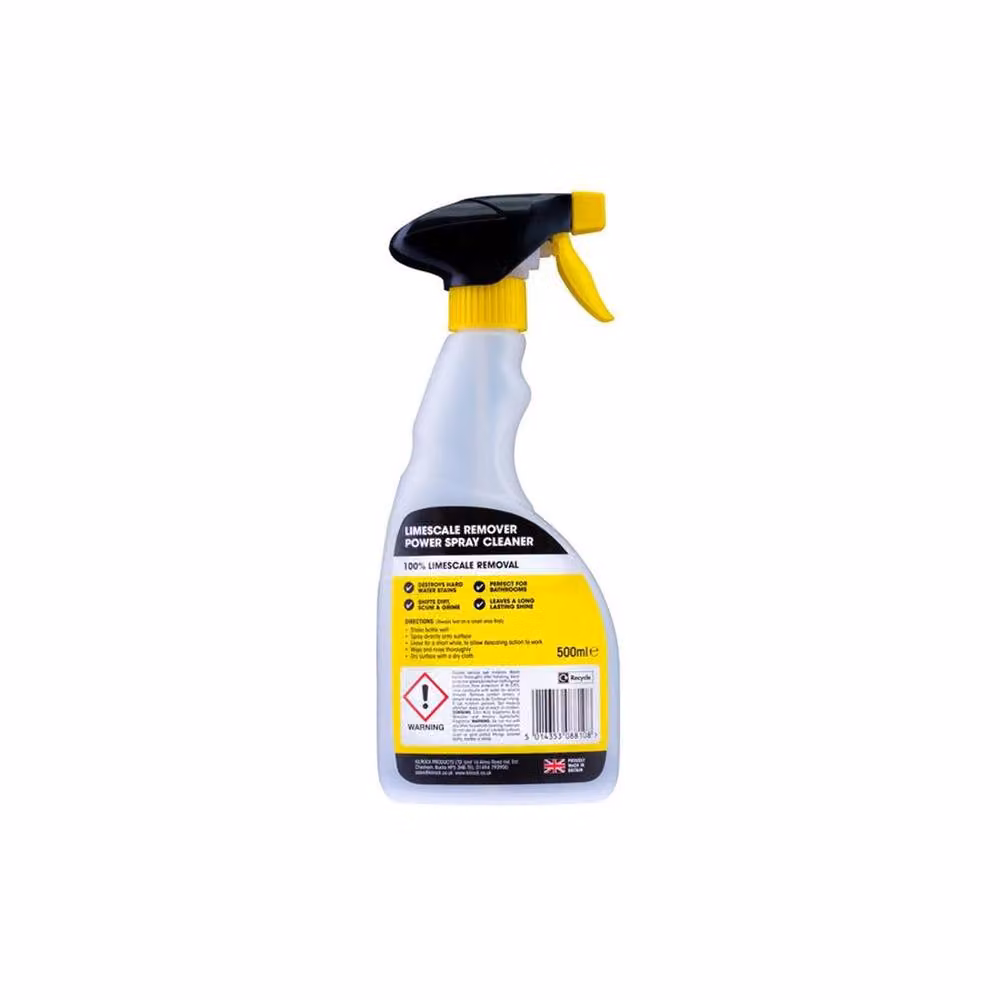 Kilrock Limescale Remover Power Spray Cleaner, 500ml, Yellow – 3