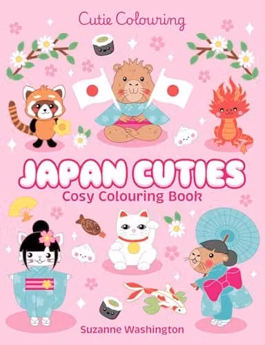 Japan Cuties Cosy Colouring Book by Scholastic