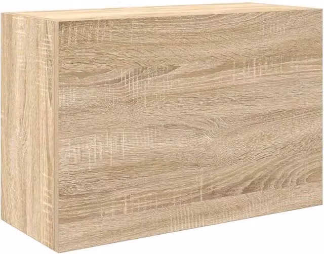 Berkfield Home Sonoma Oak Bathroom Wall Cabinet in Beige, W: 60 cm, D: 25 cm, H: 40 cm