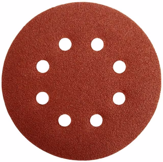 Abracs Expert 80 Grit Orbital Sander Sheets for Metal, Brown, Pack of 25