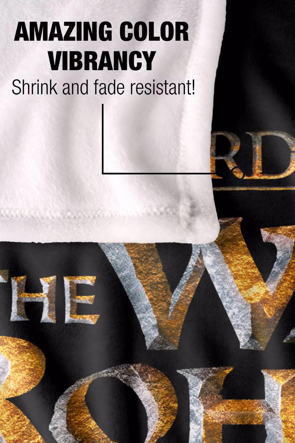 LOGOVISION Lord of the Rings War of the Rohirrim Silky Touch Super Soft Fleece Throw Blanket, Multicolour, W: 152 cm, D: 127 cm – 9