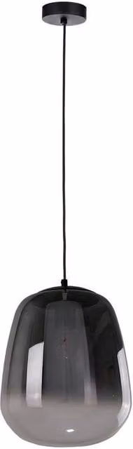 Netlighting Smoky Dome Pendant Ceiling Light in Black, Diameter: 26 cm, E27