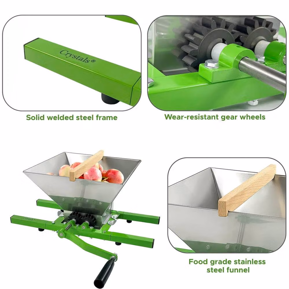 Havendro Manual Fruit Crusher Press, 7L, Green – 2