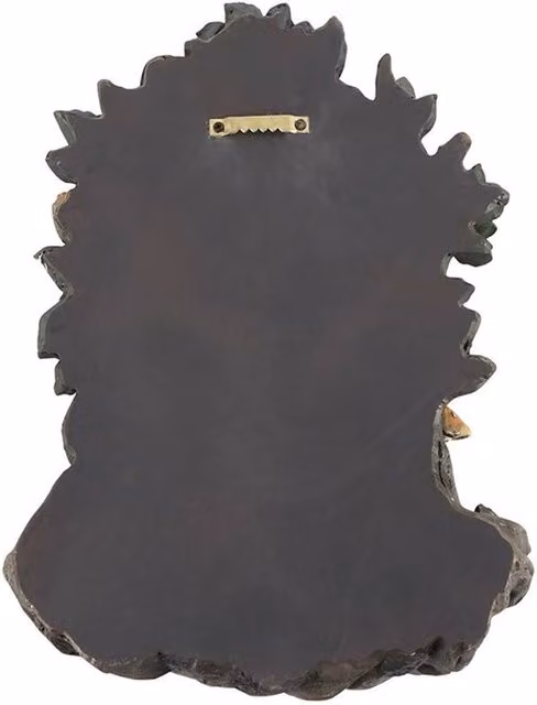 KDMK Green Goddess Hanging Wall Plaque Bird Feeder in Green