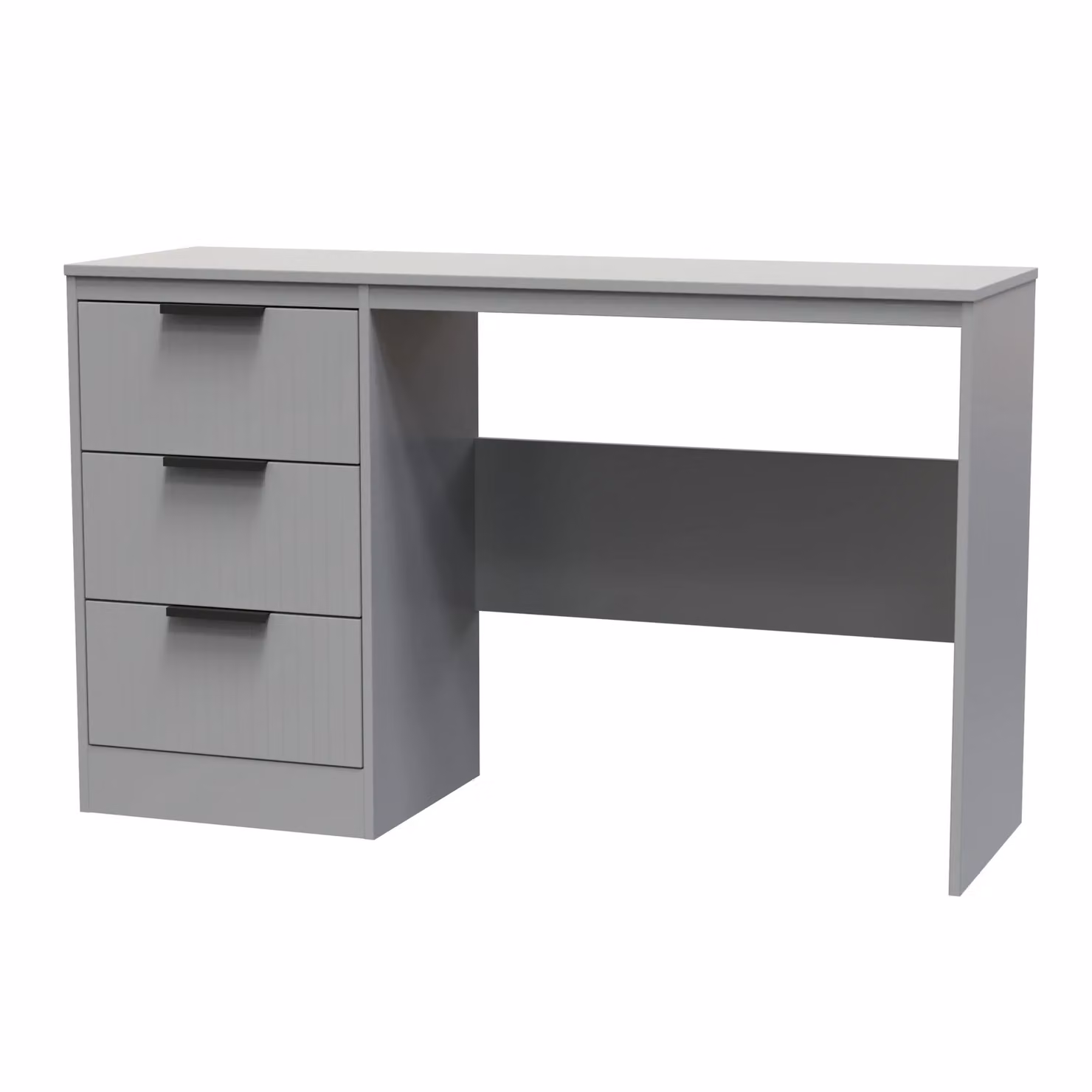 Ready Assembled 2 U Denver 3 Drawer Desk in Grey – 2