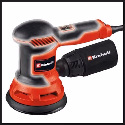 Einhell Rotary Sander 425W with 125mm Sanding Disc in Black and Red – 4