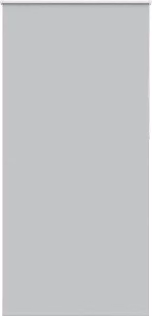 Berkfield Home Blackout Roller Blind in Light Grey, Thermal Insulating Polyester, W: 95 cm, H: 210 cm
