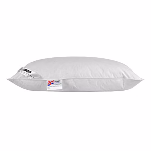 Homescapes White Duck Feather and Down Music Pillow with Speakers and Removable Microfibre Cover – 2