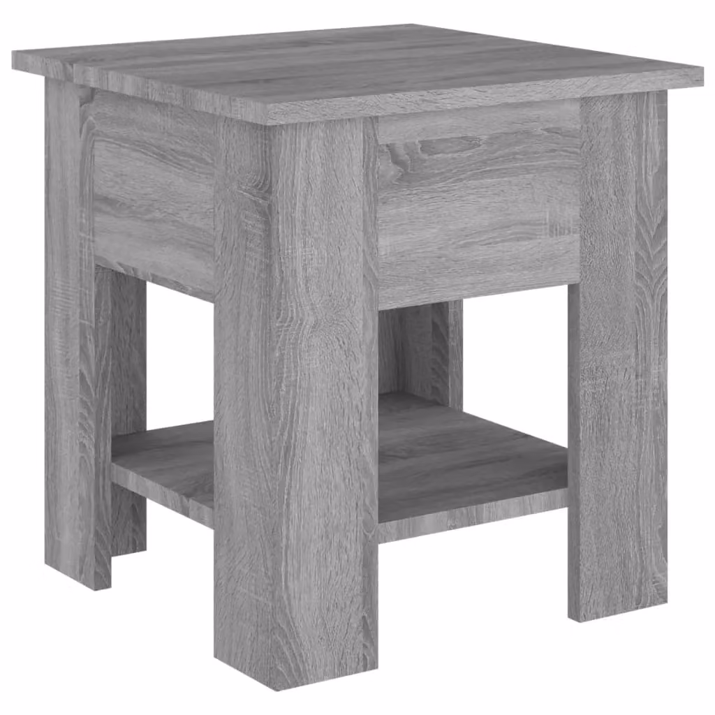 Berkfield Home Grey Sonoma Coffee Table, W/D/H: 40 x 40 x 42 cm – 2