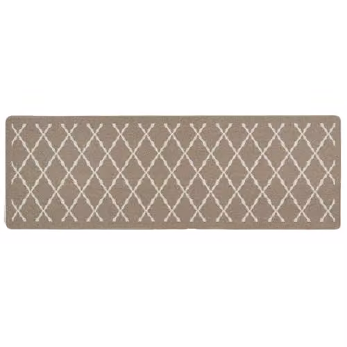 My Mat Stain Resistant Arbor Stone Runner in Beige and Grey, W: 67 cm, L: 200 cm