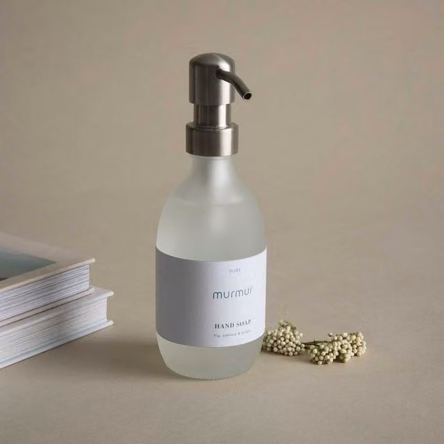 Murmur Pure Hand Wash in Silver and Transparent