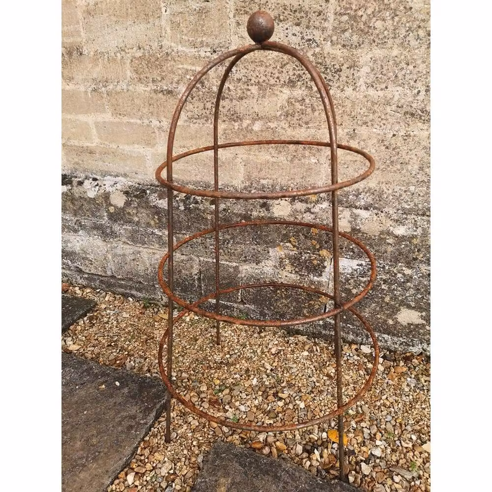 Poppyforge Chelsea Range Large Cloche Plant Support in Bronze Metal, W/D/H: 54.6 x 54.6 x 95.3 cm – 2