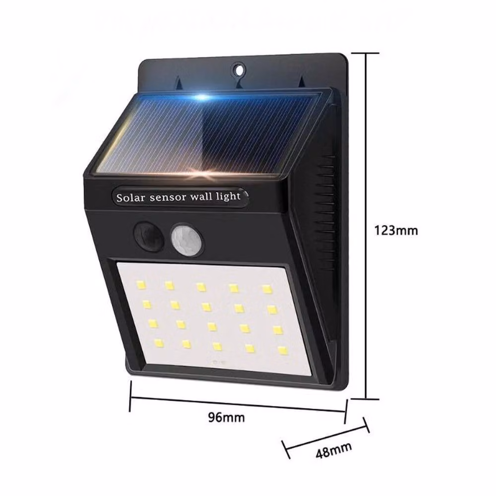 Havendro 4 Pack Solar LED Outdoor Garden Security Lamps with PIR Motion Sensor in Black – 2