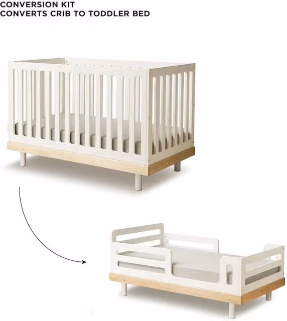 Oeuf NYC Classic Cot Bed Conversion Kit in White