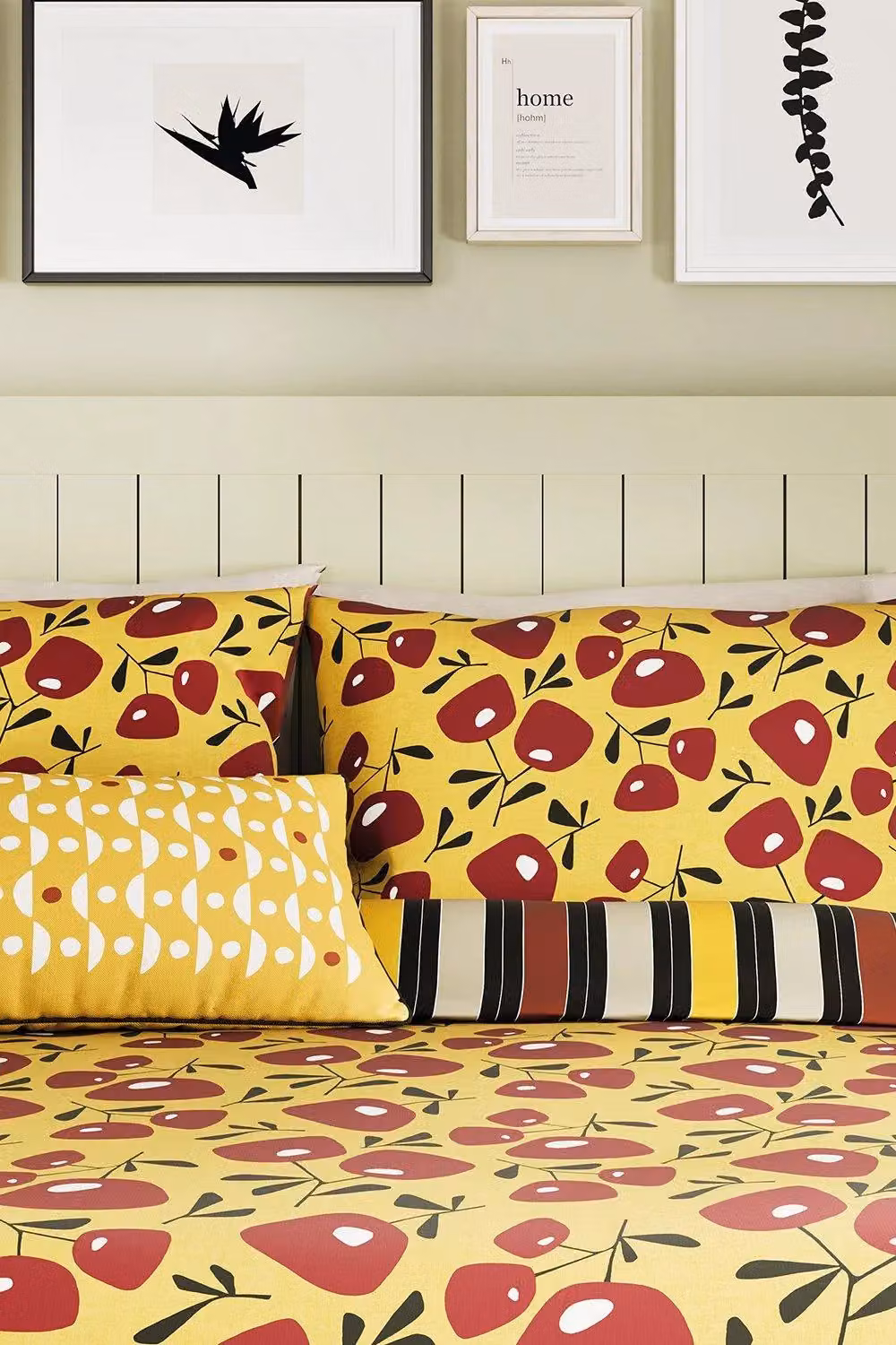 Helena Springfield Jax Reversible Cotton Duvet Cover and Pillowcase Set in Yellow, Single (90 x 200 cm) – 2