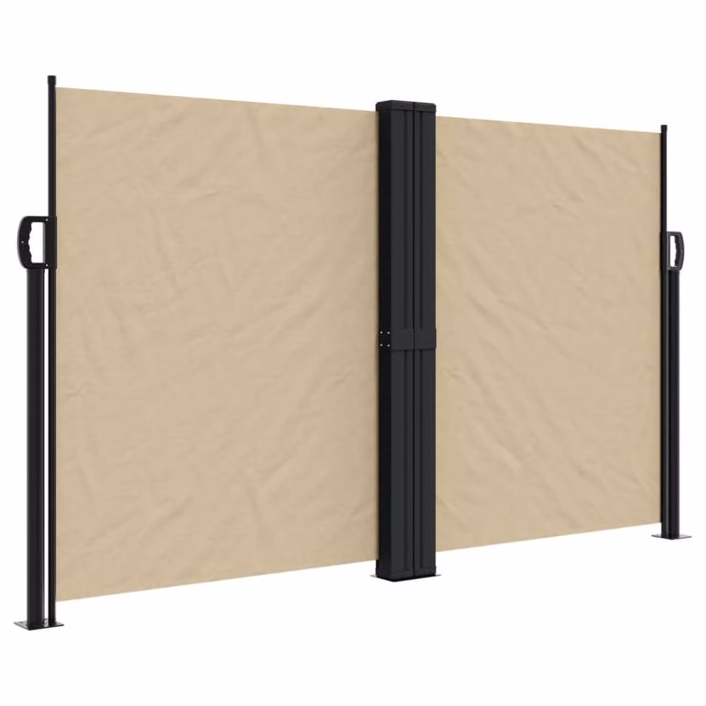 Berkfield Home Retractable Side Awning in Beige, W/H: 140 x 1000 cm – 2