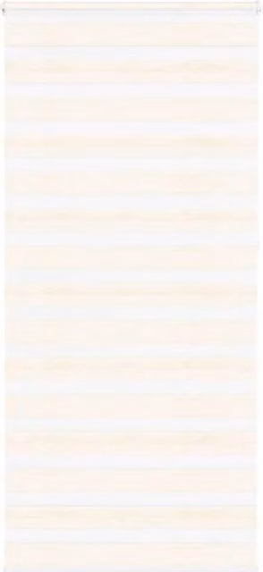 Berkfield Home Zebra Blind in Marble Beige Polyester, W: 105 cm, H: 230 cm
