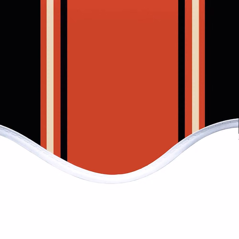 Berkfield Home Replacement Polyester Awning Fabric in Orange and Brown, W: 5 m, D: 3.5 m – 4