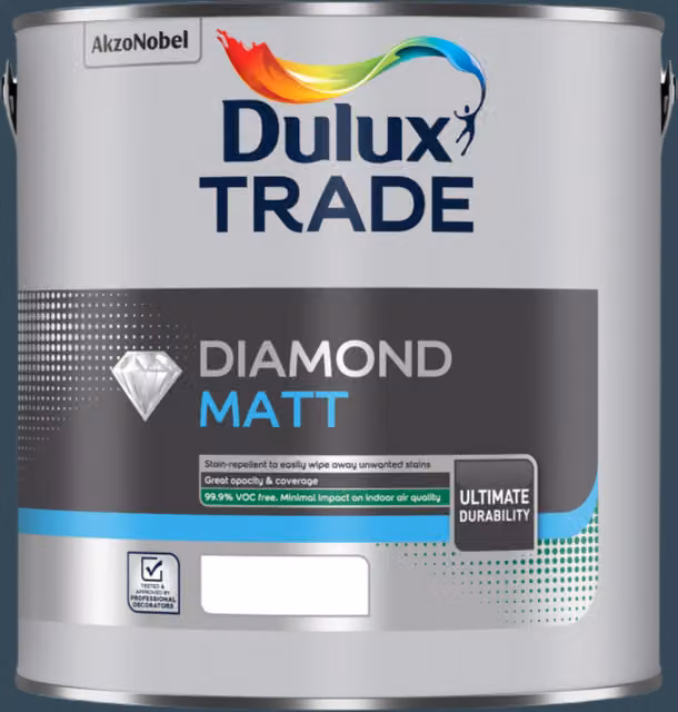 Dulux Trade Diamond Matt Paint in Inkwell, 2.5 l – 2