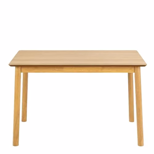 Furniture To Go Barlow Rectangular Dining Table and 4 Dining Chairs in Matt Oak, Brown – 2