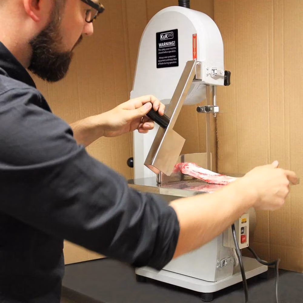 Kukoo Commercial Bone Saw Bandsaw in Silver, W/D/H: 45.5 x 49.5 x 86.5 cm – 3