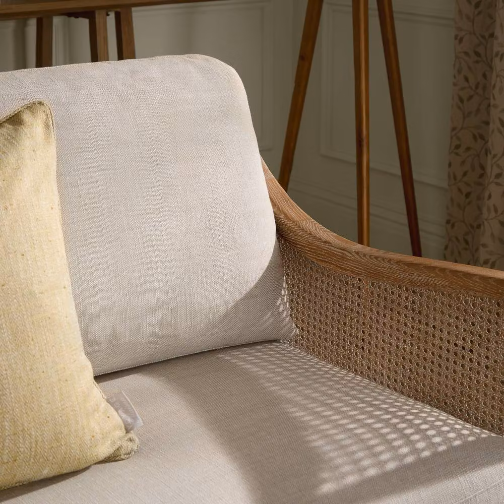 Voyage Maison Remi 2-Seater Rattan Chair in Light Oak – 2
