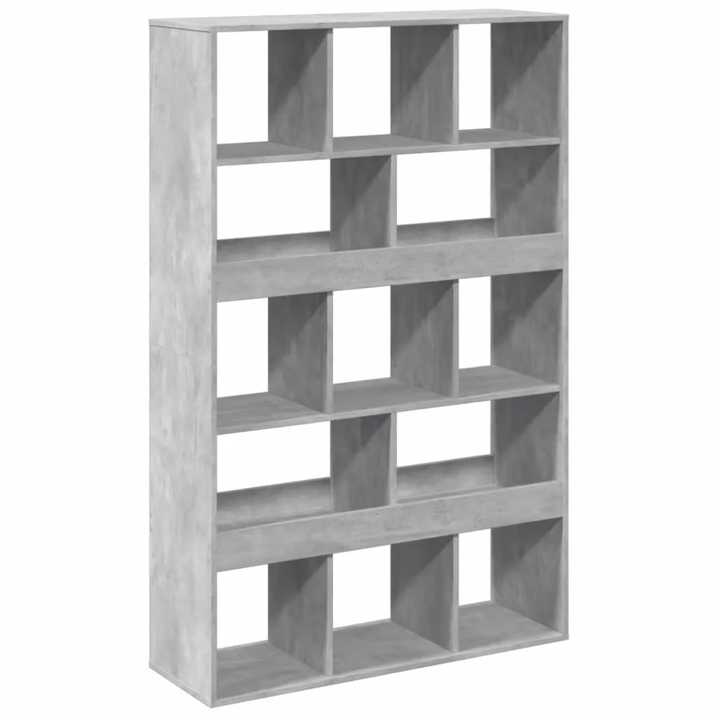 Berkfield Home Concrete Grey Room Divider in Engineered Wood W/D/H: 100 x 33 x 156.5 cm – 2