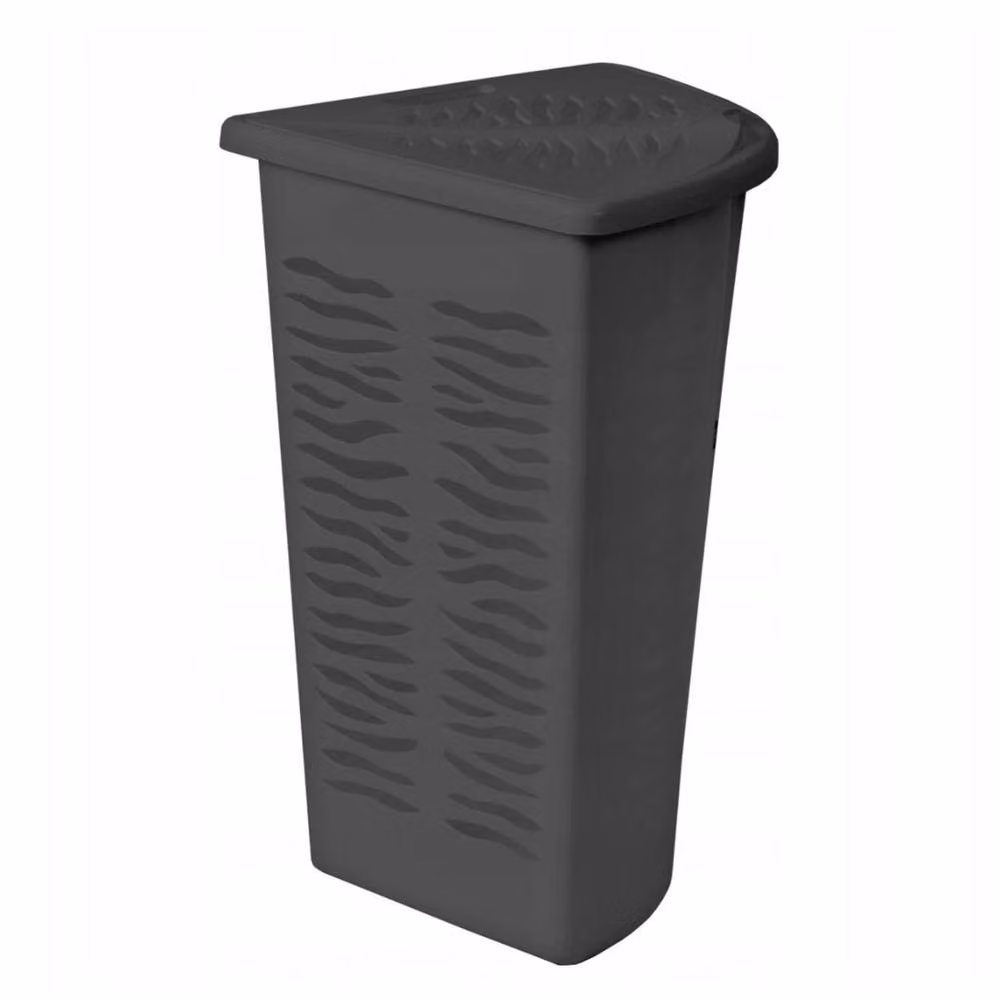 SPETLEK Corner Laundry Basket with Lid in Anthracite Grey – 2